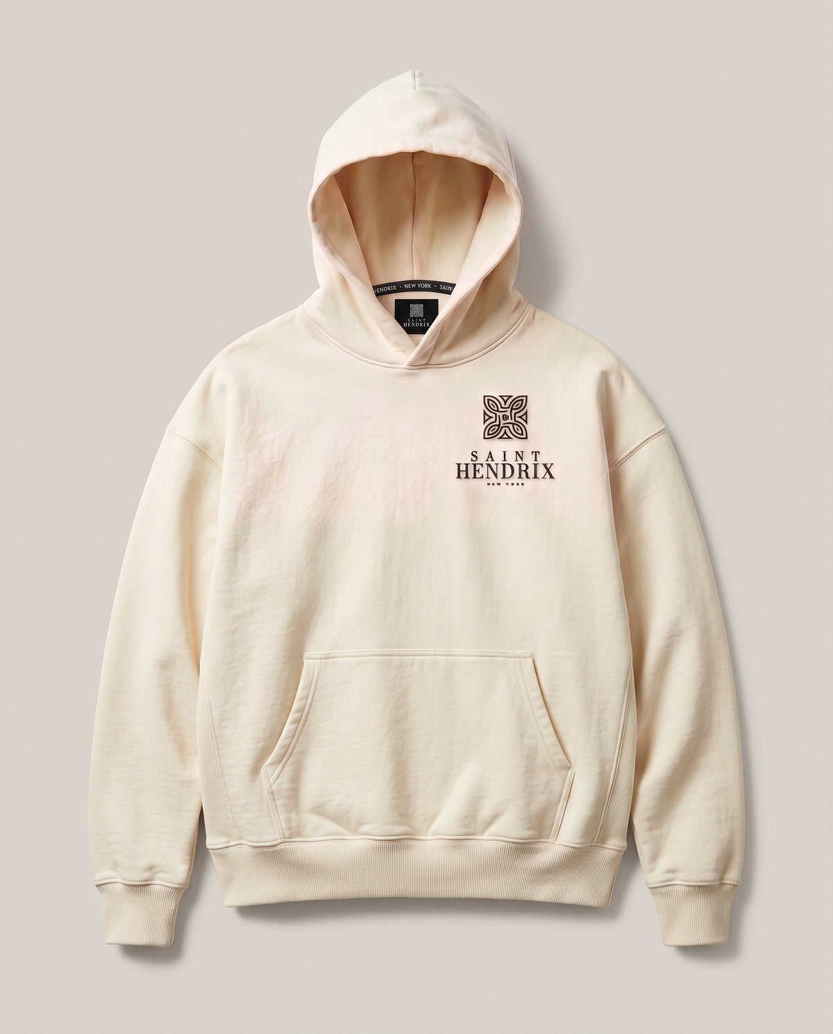 Maison Hoodie in Cream, front